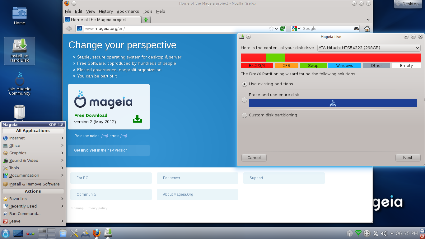 Инсталлятор Mageia