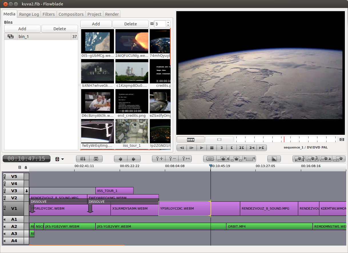 Flowblade Movie Editor